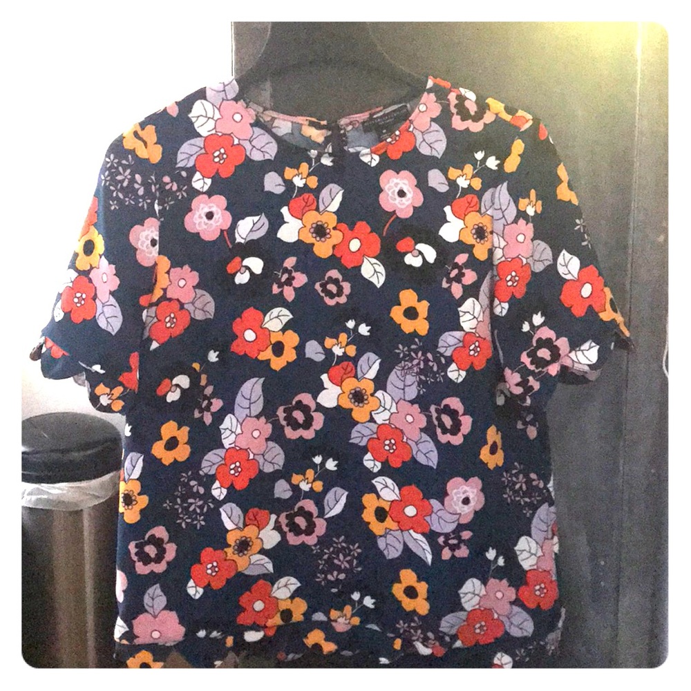 Victoria Beckham for Target floral printed top